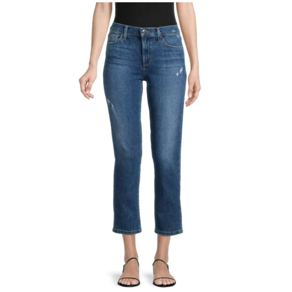 JOE'S Distressed Curvy Ankle Skinny Jeans Size 38 NEW